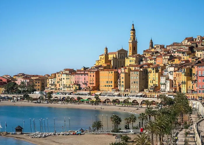 Loiseau Bleu -studio Terrasse - Parking - Clim Apartmán Menton