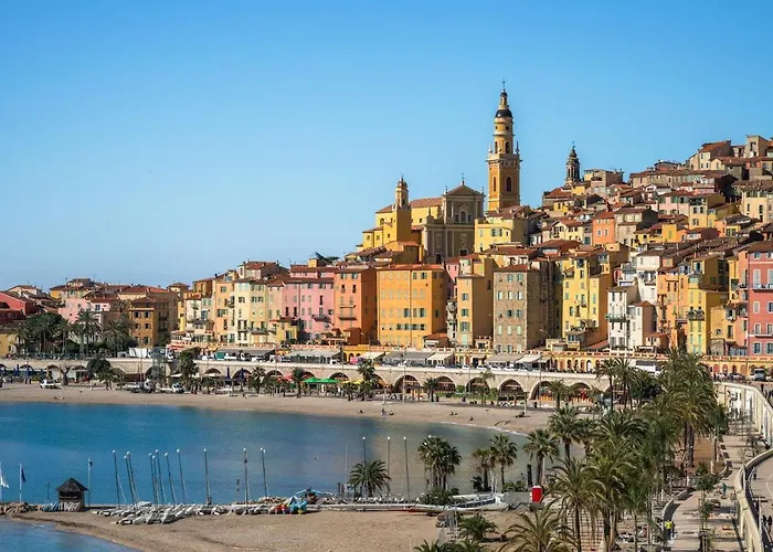 Loiseau Bleu -studio Terrasse - Parking - Clim Lejlighed Menton